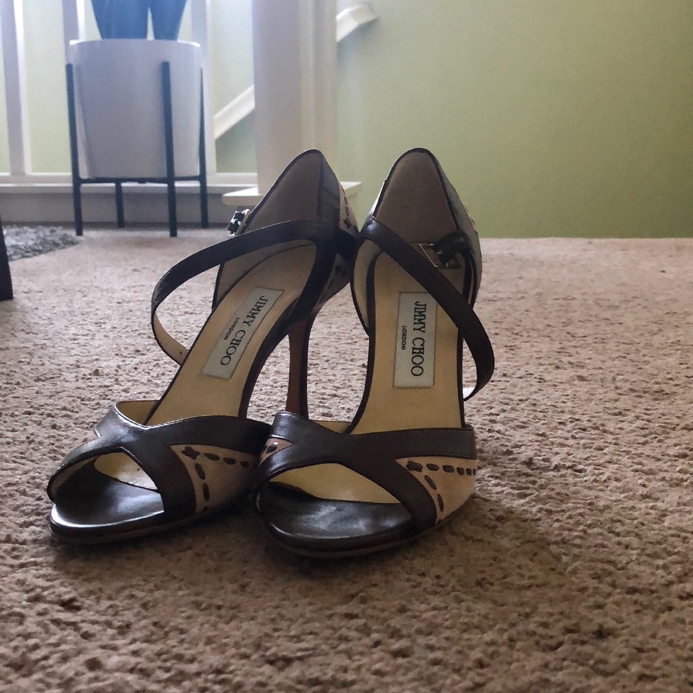 Jimmy Choo Ankle-Strap Heels